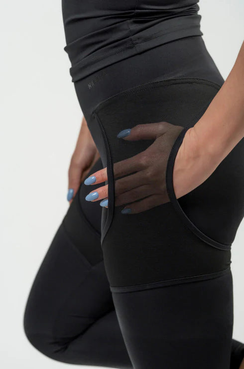 NEBBIA Women's High Waist Leggings INTENSE Mesh