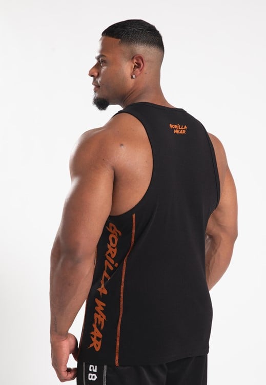 Monterey Tank Top - Black/Orange