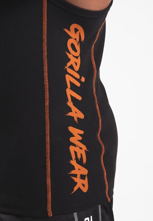Monterey Tank Top - Black/Orange