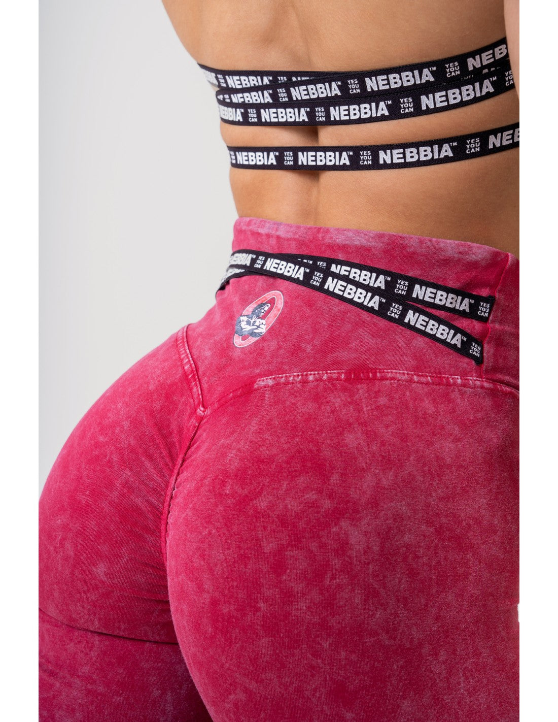 NEBBIA Washed high waisted leggings legacy